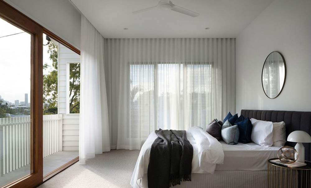 Modern Bedroom | Featured image for the What are the Best Privacy Shutters for Windows? blog from Blindo
