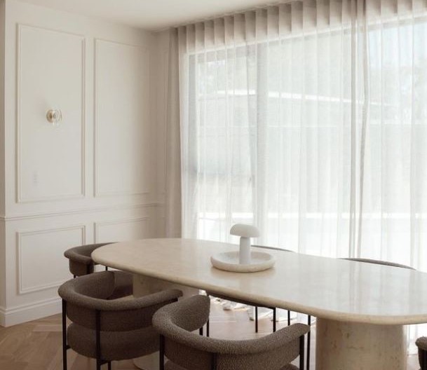 Modern Room with Curtains | Featured Image for the Grange Project collaboration from Blindo.